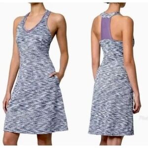 Mondetta MPG Women’s XL Purple/Black/White Active Wear Padded Bra Travel Dress